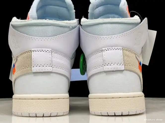 Cheap Jordan Off-White 1 High Air AQ0818-100 White Retro 0513